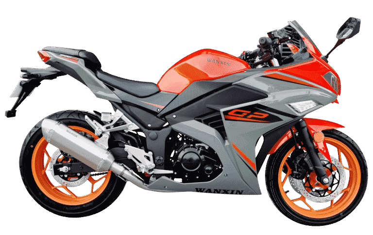 Moto Wanxin Energy 200 deportiva 200 cc color naranja