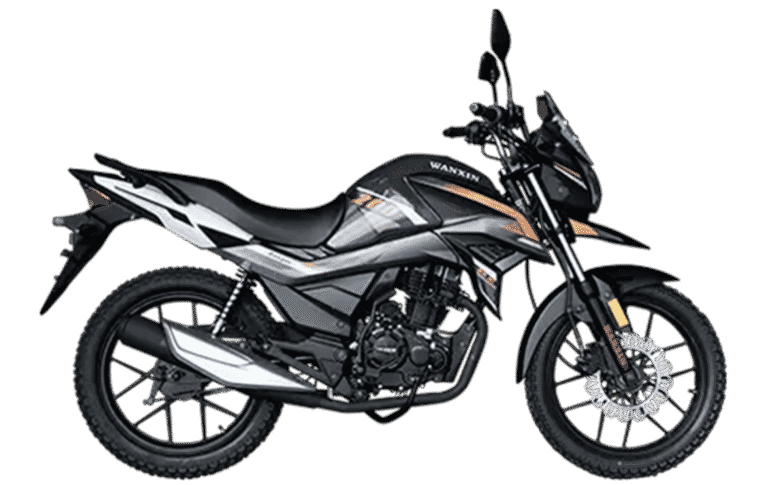 Moto Wanxin Ranger 200 pistera 200 cc en Perú negro lateral