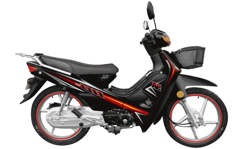Moto semiautomática WANXIN WX 110-9A-1-PORTADA color negro 110cc