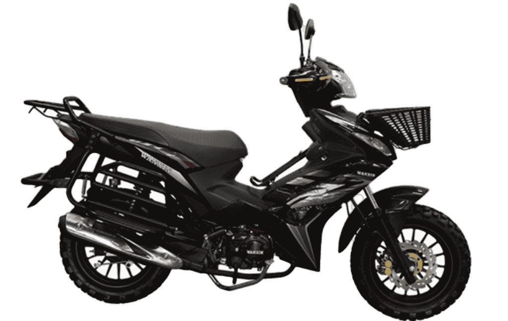 Moto semiautomática WANXIN WX 110-Z1-1-PORTADA color negro 110cc