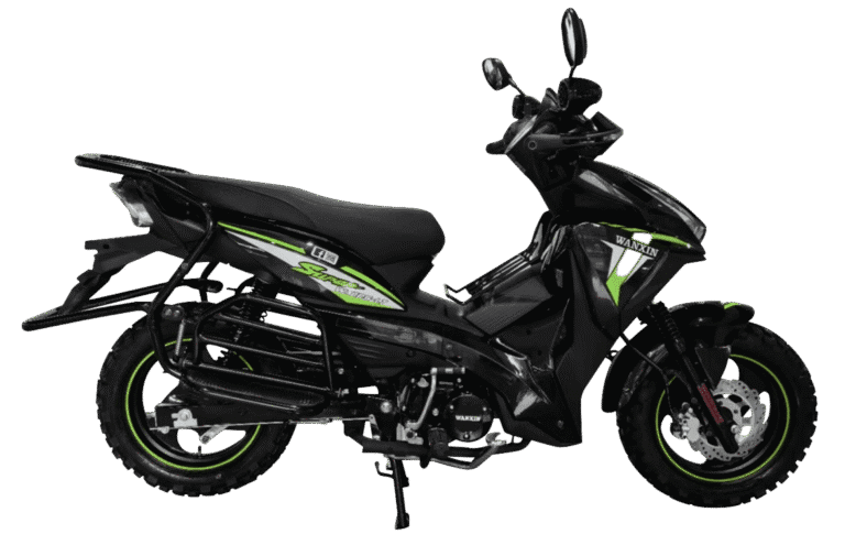 Moto semiautomática WANXIN WX 125-L7-1-PORTADA color negro 125cc