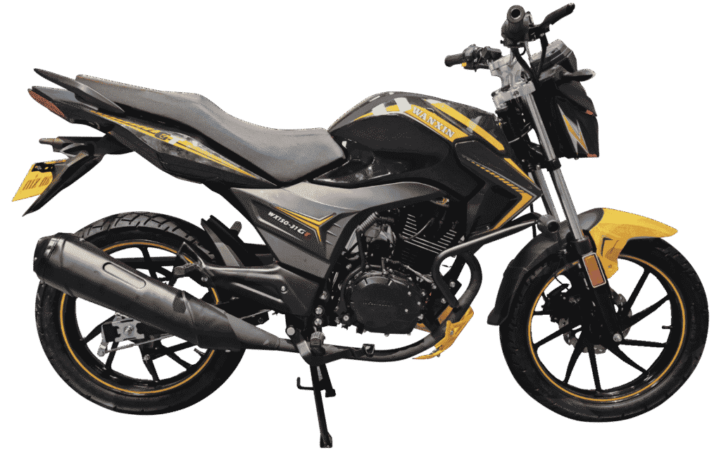Moto WANXIN WX 150-31GT pistera 150cc color amarillo