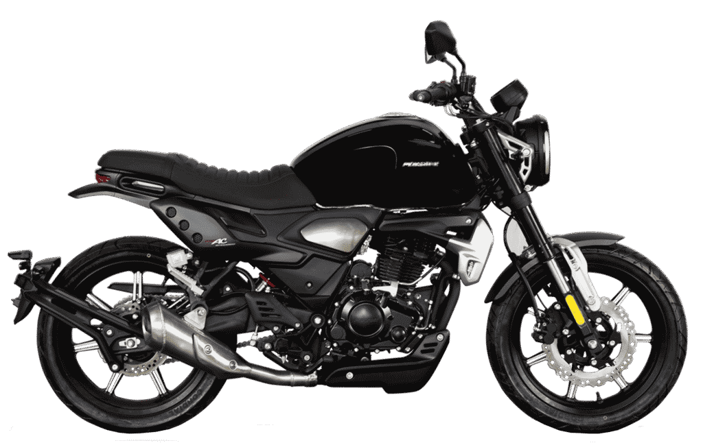 Moto Wanxin Skywalker 250 color negro con suspensión invertida