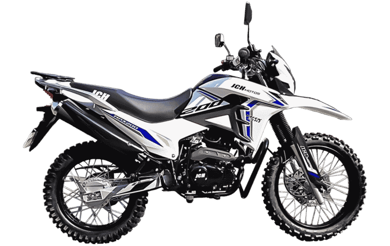 Moto JCH MRX 200 todoterreno 197cc color blanco