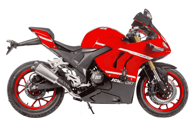 Moto JCH Sport 250 4V color negro-rojo