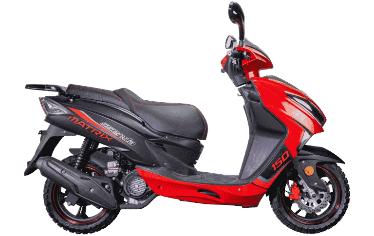 Ssenda Matrix 150 V2 scooter automático 150 cc color rojo