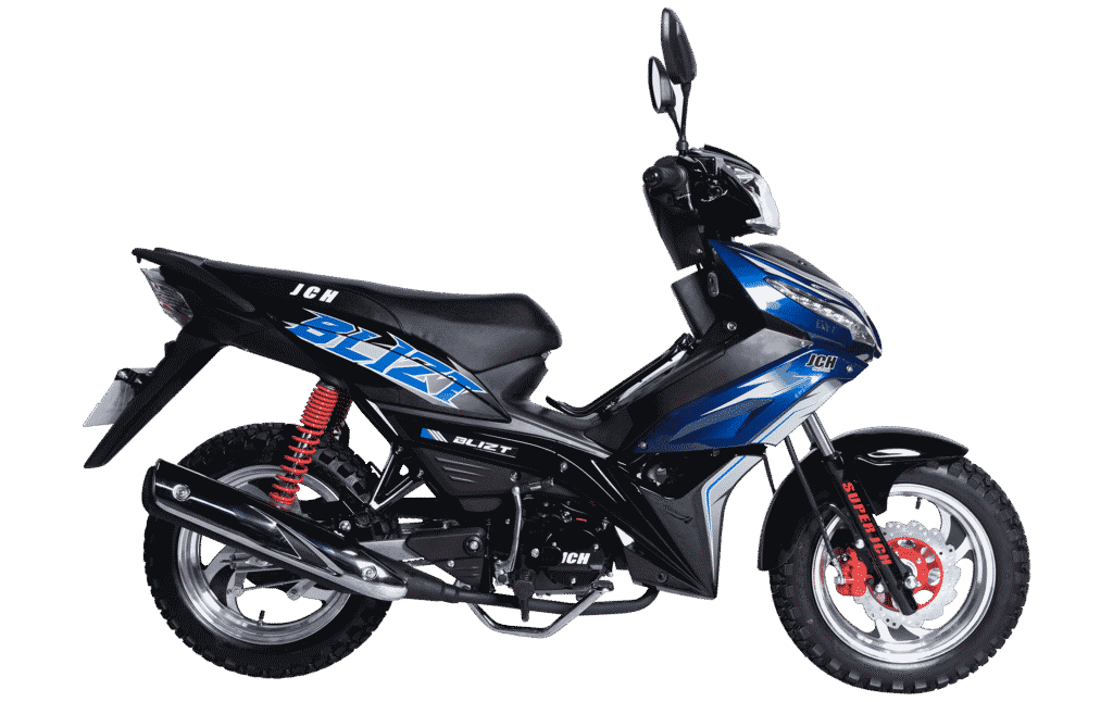 Moto JCH Blizt 125 semiautomática color azul