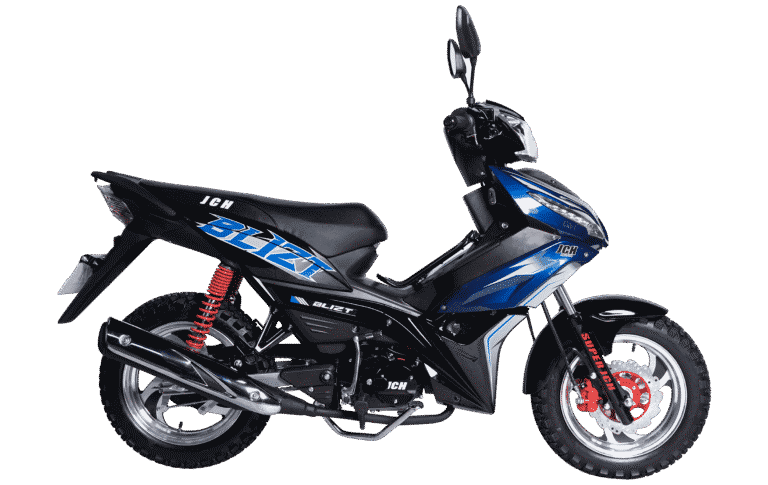 Moto JCH Blizt 125 semiautomática color azul