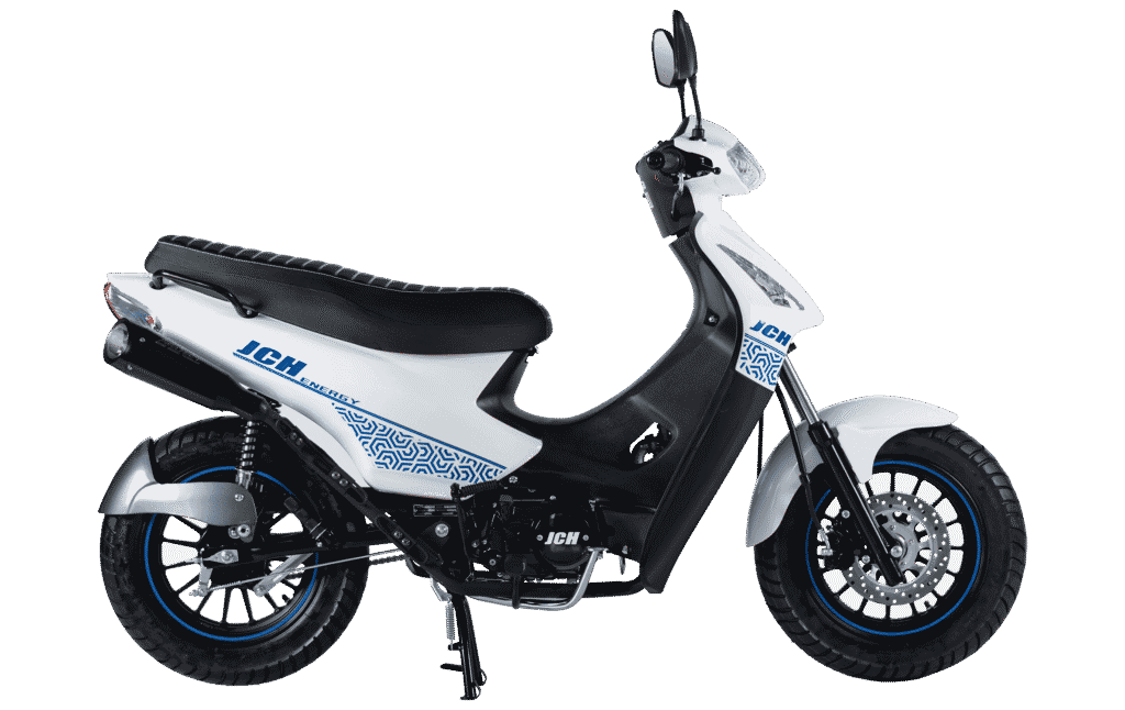 Moto JCH Energy 110 semiautomática color blanco