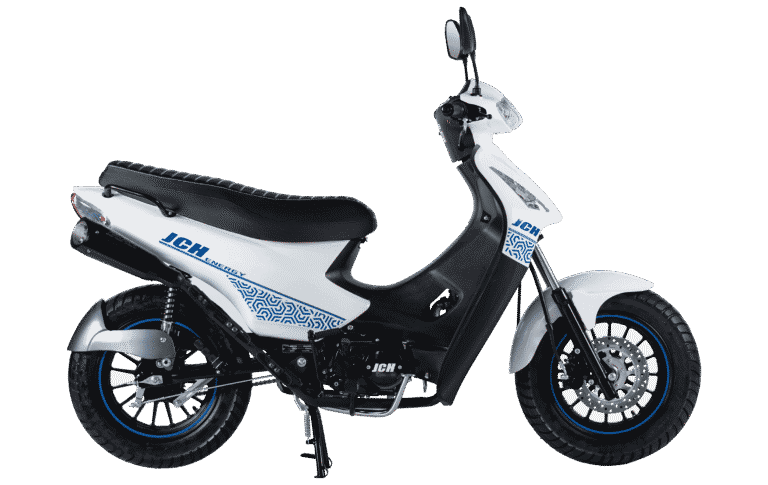 Moto JCH Energy 110 semiautomática color blanco