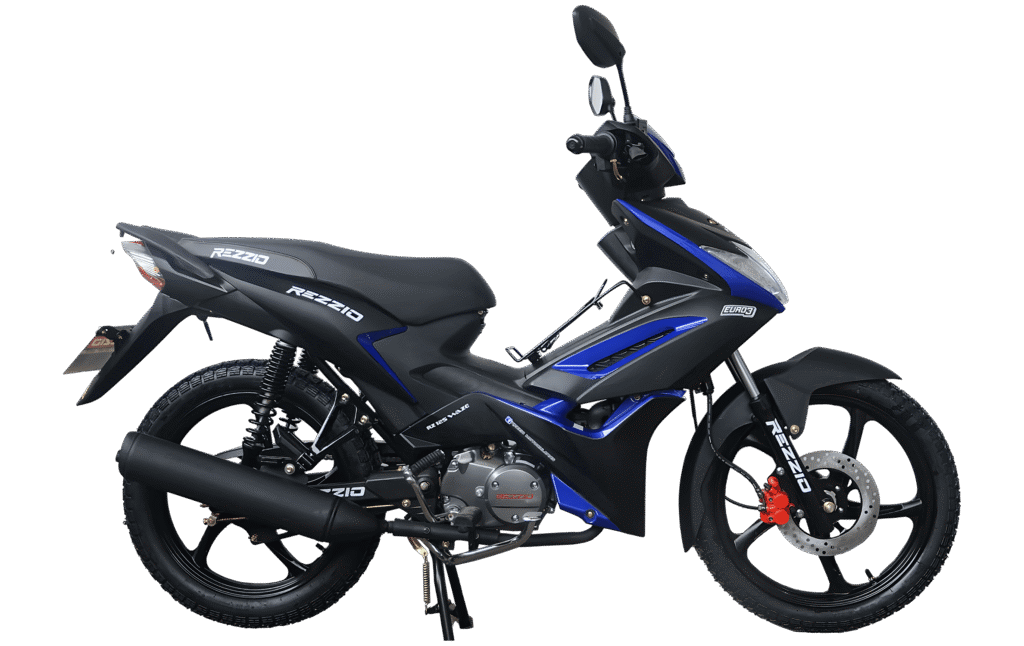Moto Rezzio Waze 125 semiautomática 125 cc color azul