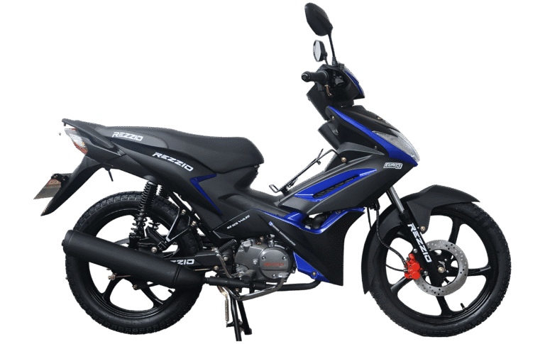 Moto Rezzio Waze 125 semiautomática 125 cc color azul