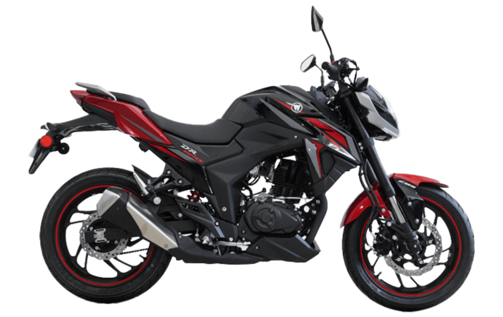 Haojue DR160 S moto deportiva 160 cc con frenos CBS y tablero digital