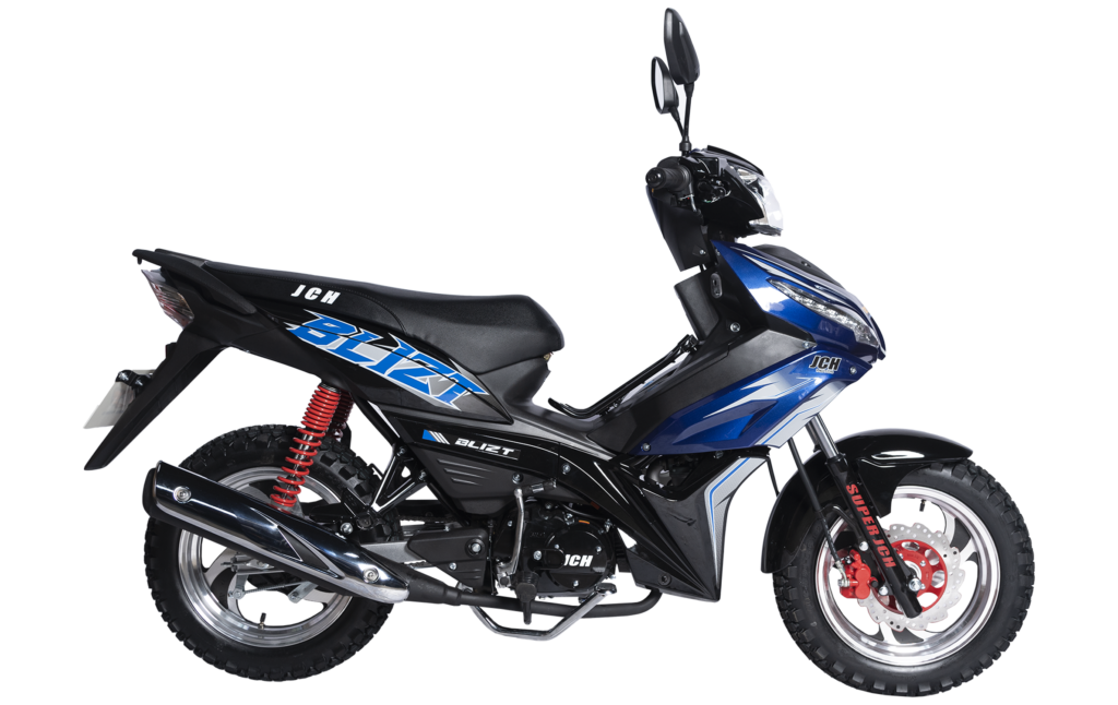 Moto JCH Blizt 125 semiautomática color azul
