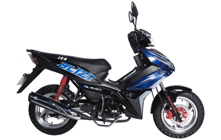 Moto JCH Blizt 125 semiautomática color azul