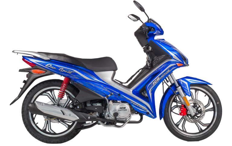 Moto JCH ONE 125 semiautomática color azul