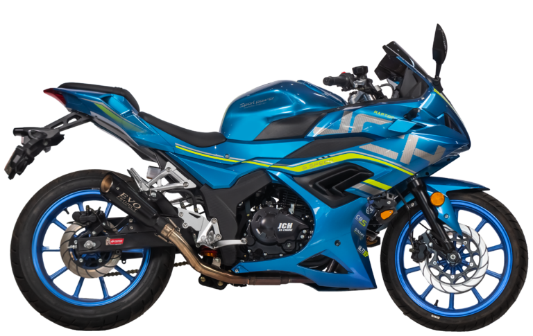 Moto JCH Raptor 250 deportiva 249.9 cc color azul