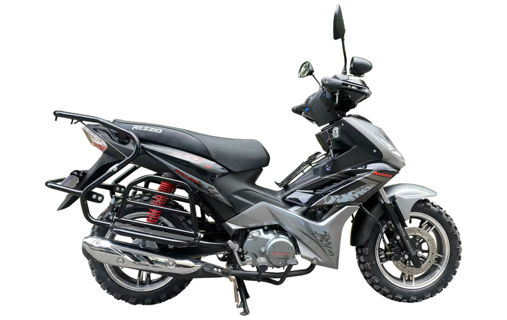 Moto Rezzio New Spark 125 semiautomática con tablero digital