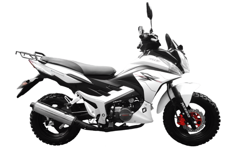Moto Rezzio Rocket 125 semiautomática color blanco