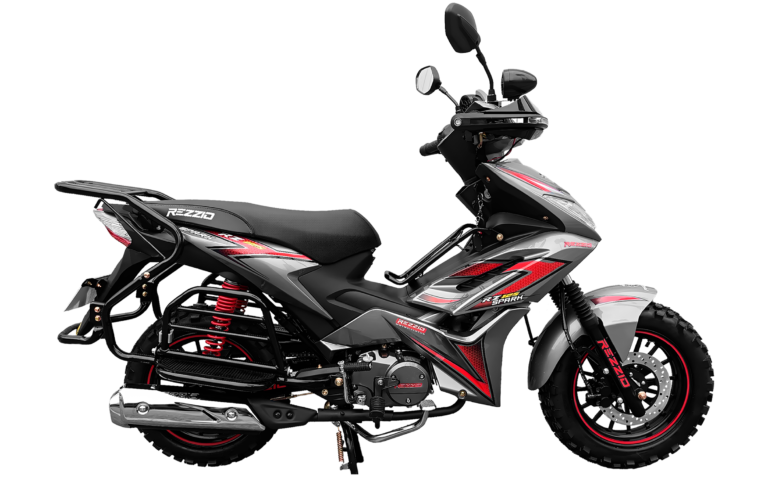 Moto Rezzio Spark 125 semiautomática 125 cc color plomo