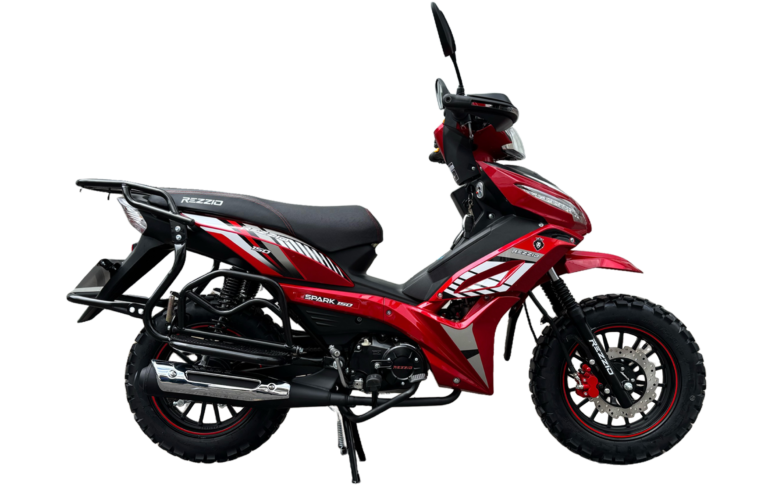 Moto Rezzio Spark 150 semiautomática 135 cc color rojo
