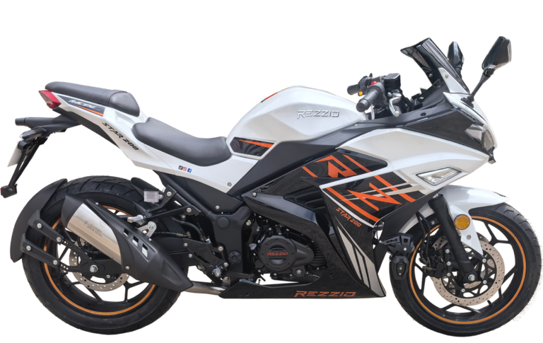 Moto Rezzio Star 200 deportiva 200 cc color blanco