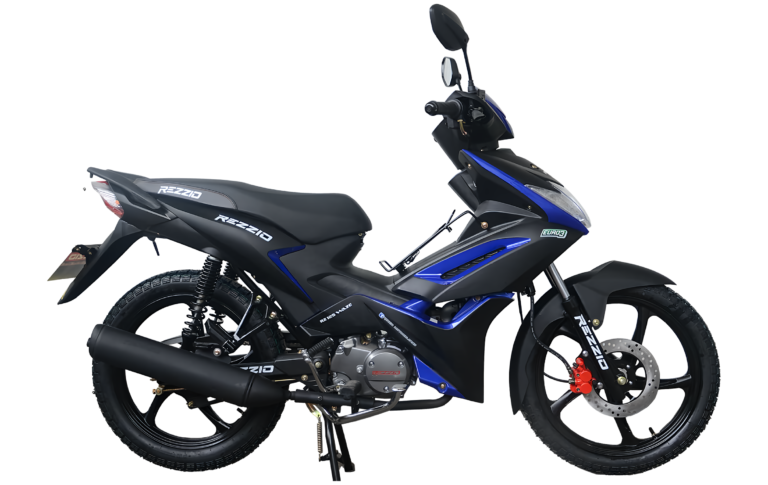Moto Rezzio Waze 125 semiautomática 125 cc color azul
