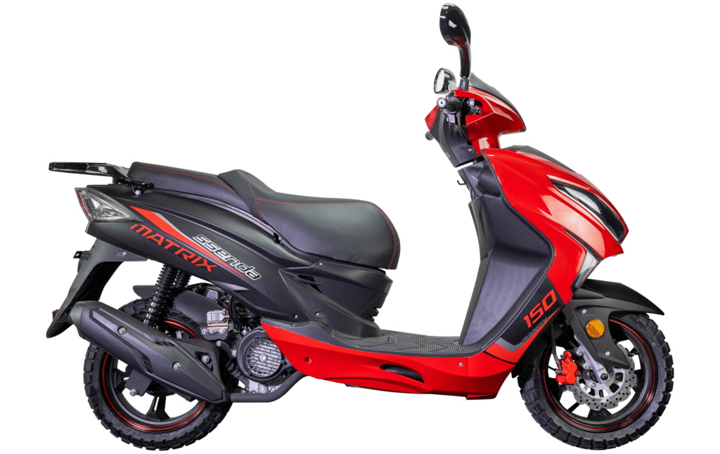 Ssenda Matrix 150 V2 scooter automático 150 cc color rojo