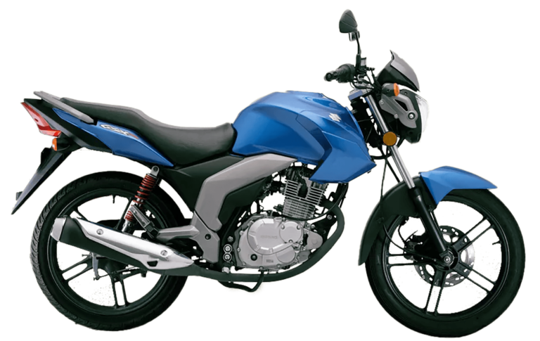 Suzuki GSX 125 moto 125 cc color azul en Perú