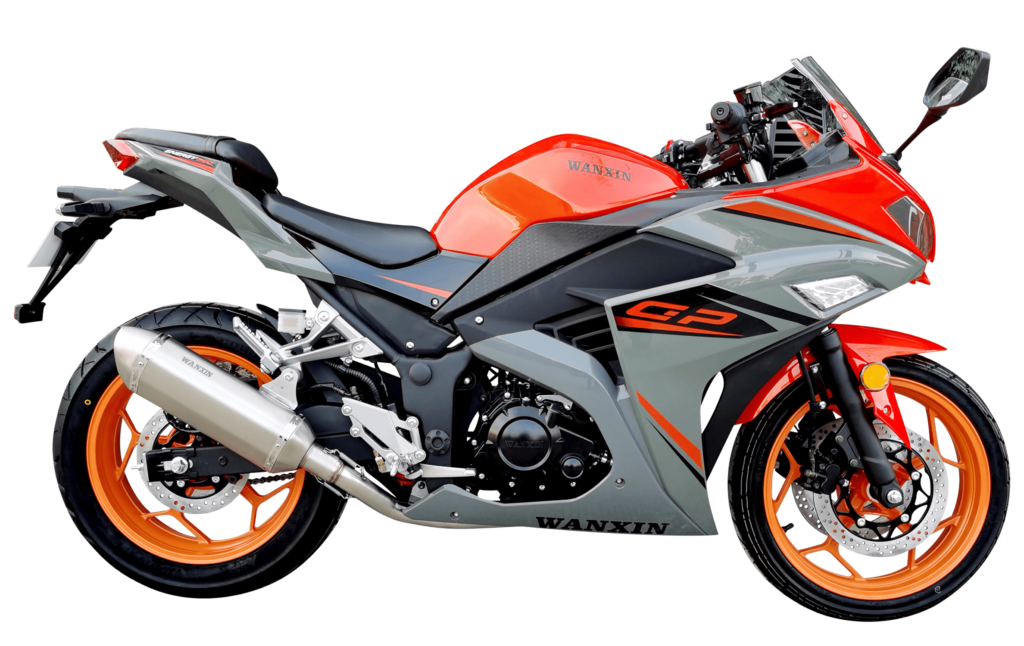 Moto Wanxin Energy 200 deportiva 200 cc color naranja