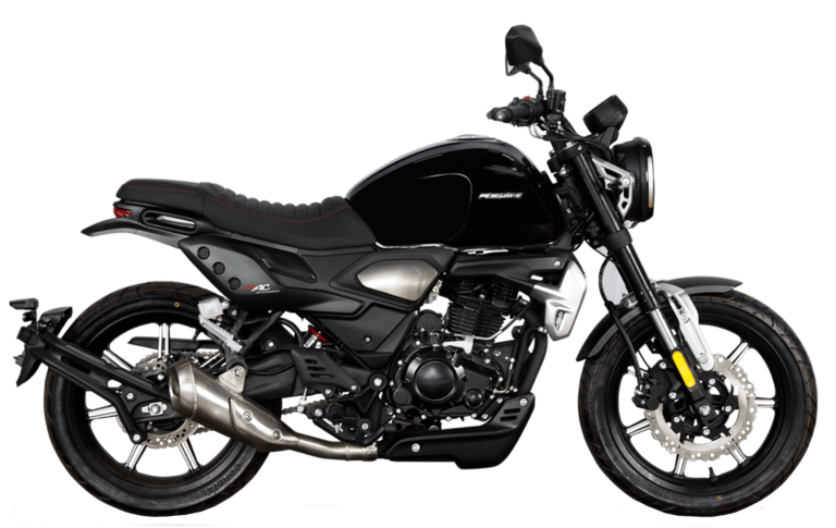 Moto Wanxin Skywalker 250 color negro con suspensión invertida