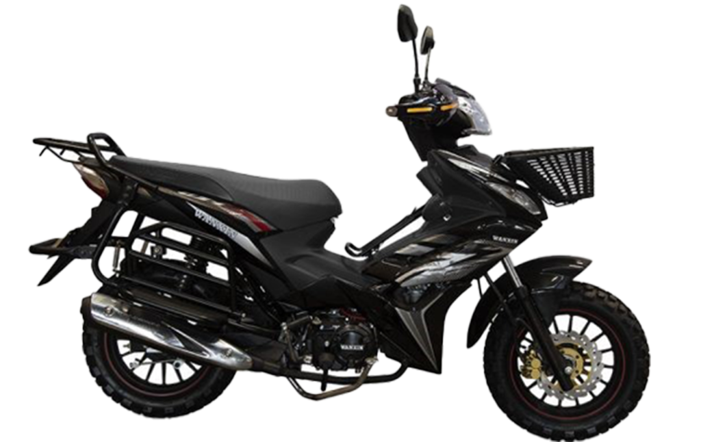 Moto semiautomática WANXIN WX 110-Z1 color negro 110cc