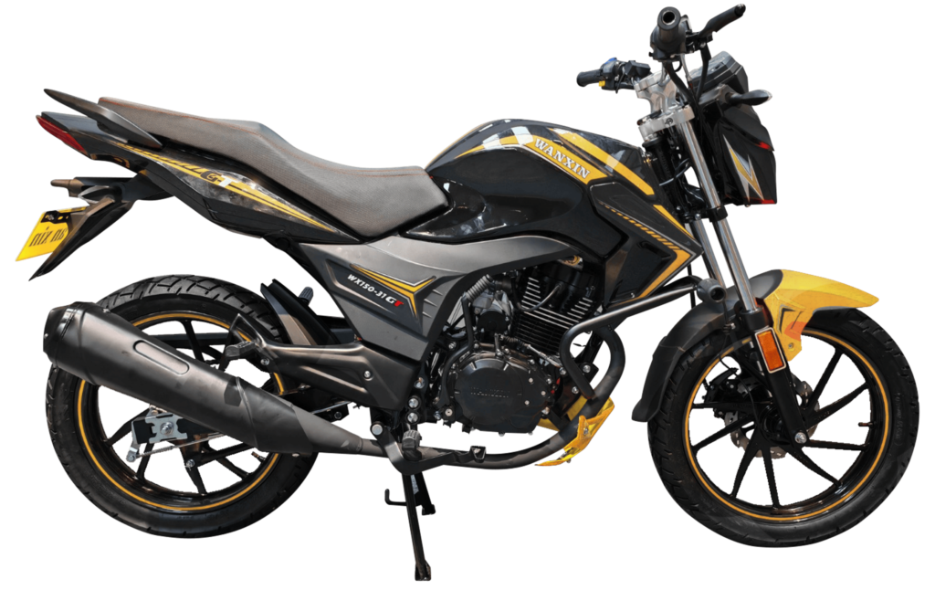 Moto WANXIN WX 150-31GT pistera 150cc color amarillo