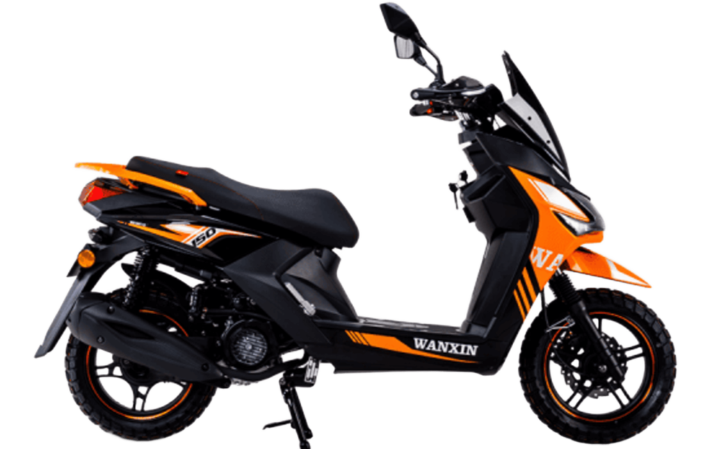 Scooter automática WANXIN WX 150T-12 color naranja 150cc